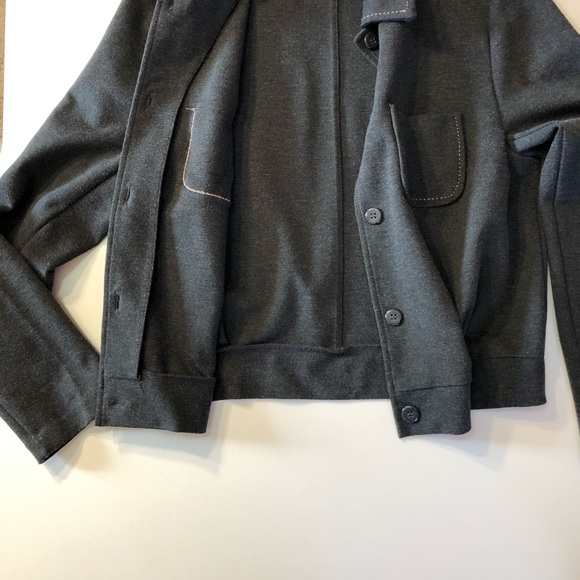Amanda Smith Gray Button Up Heavier Knit Jacket - Picture 6 of 8